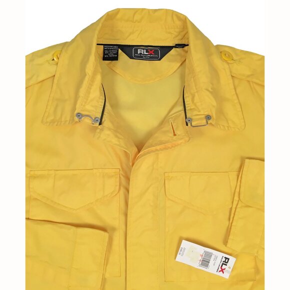 NEW $595 RLX Ralph Lauren Raincoat (Jacket)! L or XL Yellow Shell RUNS BIG - Picture 3 of 4